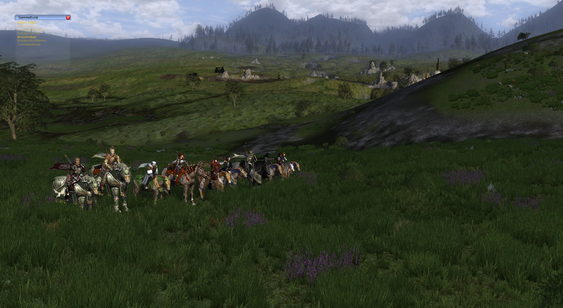 Einer der ersten gemeinsamen Ausritte zum kapfgruppen jagen.